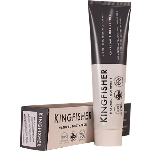 Kingfisher Tandkräm utan Fluor | Aktivt Kol