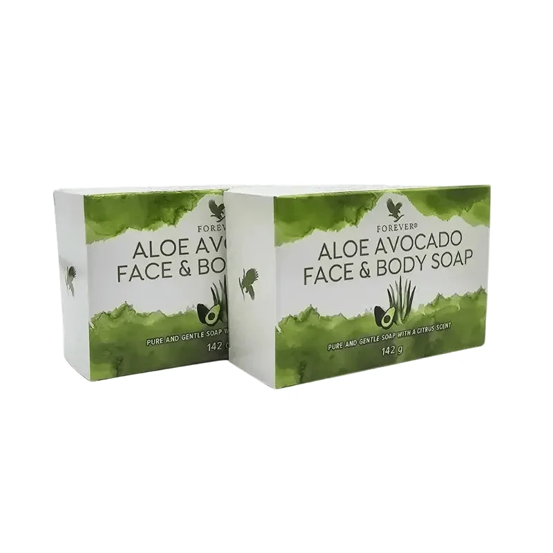 Aloe Avocado Face & Body Soap - 2 Pack
