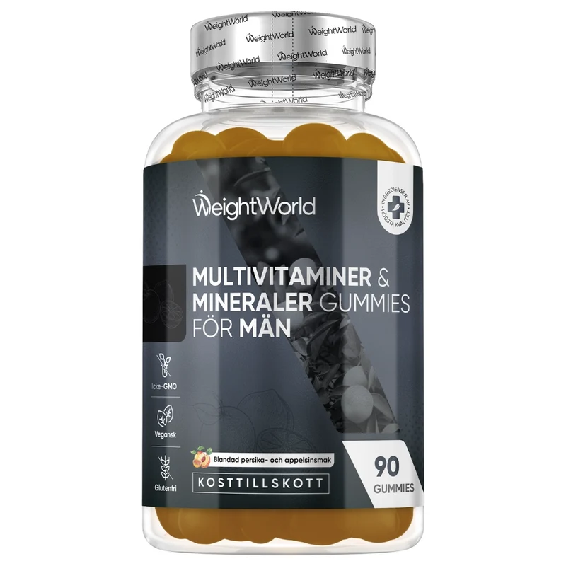 Multivitamin Gummies för Män