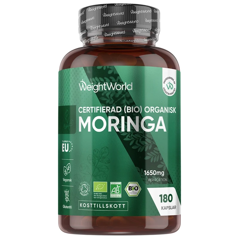 Ekologiska Moringa kapslar