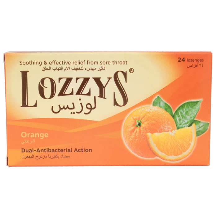 Lozzys Orange Lozenges 24'S