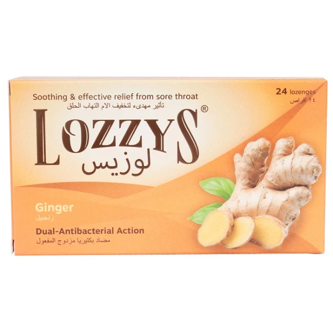 Lozzys Ginger Lozenges 24'S