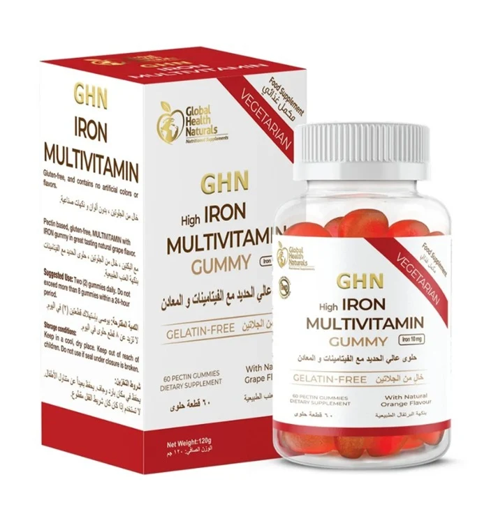 Ghn High Iron Multivitamin Gummies 60'S