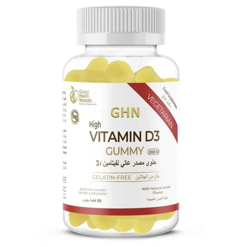 Ghn High Vitamin D3 Gummies 60'S