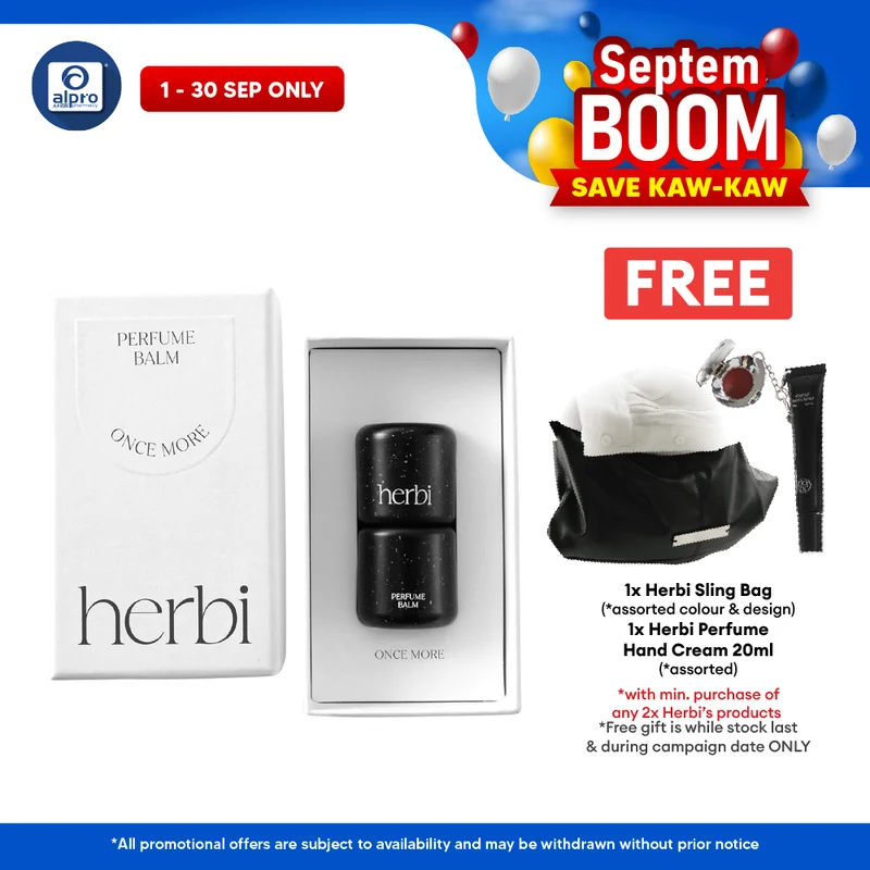 Herbi Perfume Balm (10 Different Scents) | Quiet Scents In Elegant Canister