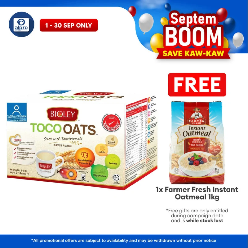 Bioley Toco Oats 30g ×15s