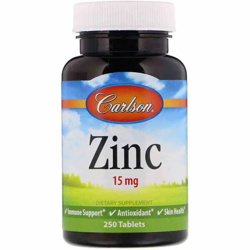 Carlson Labs Zink 15 mg 250 Tabletten