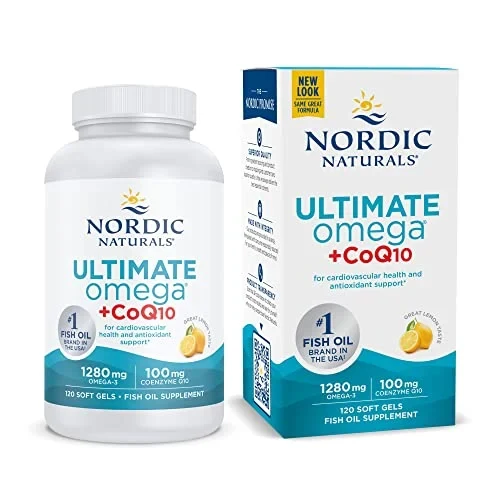 Nordic Naturals Ultimate Omega + CoQ10, 1280mg 60 Weichkapseln