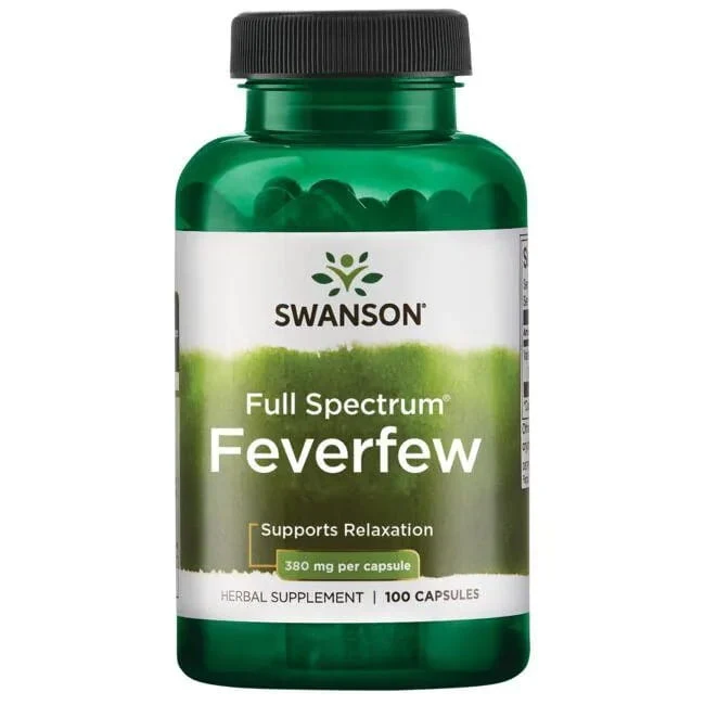 Vollspektrum Mutterkraut 380 mg 100 Kapseln Swanson