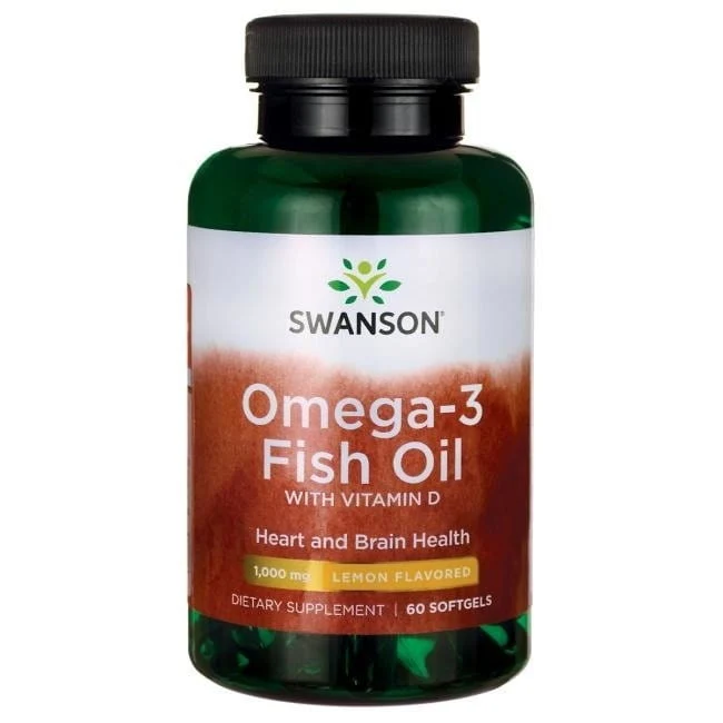 Omega-3 & Vitamin D3 60 Kapseln Swanson