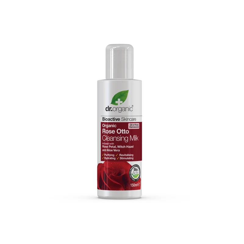Dr Organic Rose Otto Cleansing Milk 150ml