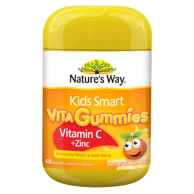 Nature's Way Kids Smart VitaGummies Vitamin C Plus Zinc 60 Pack