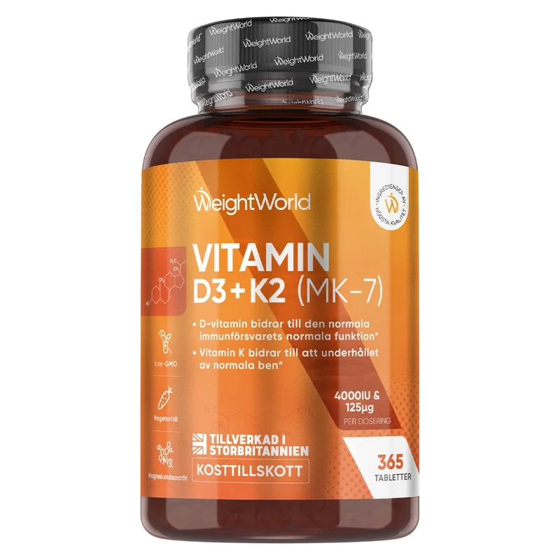 Vitamin D3 + K2
