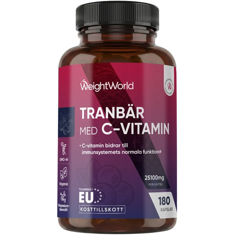 Tranbär med C-vitamin