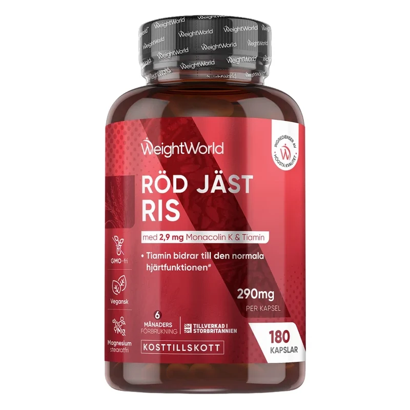 Rött Jästris 290 mg