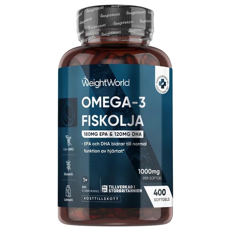 Fiskolja Omega 3 1000 mg