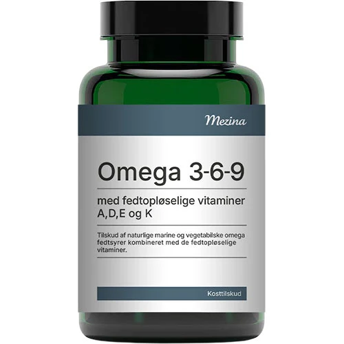 Mezina Omega 3-6-9 Med Vitamin ADEK | 90 kapslar