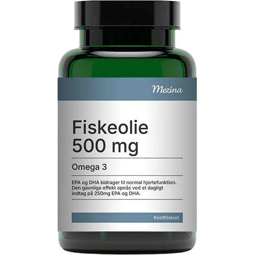 Mezina Fiskolja Omega-3 - 500 Mg | 180 kapslar