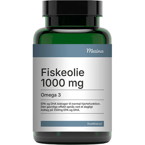 Mezina Fiskolja Omega-3 - 1000 Mg | 120 kapslar