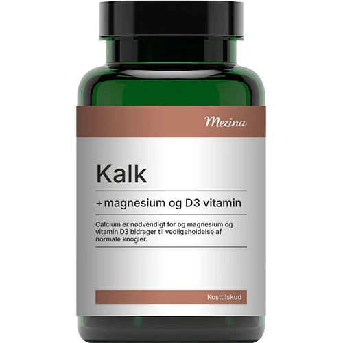 Mezina Kalk med Magnesium och D3-vitamin | 180 tabletter