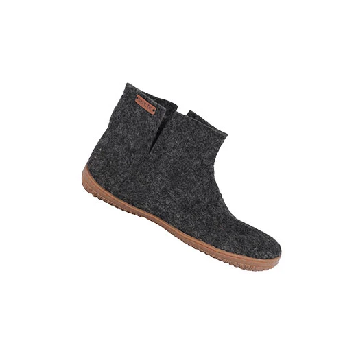SHUS Ullstövel m. Gummisula Dark Grey | 41