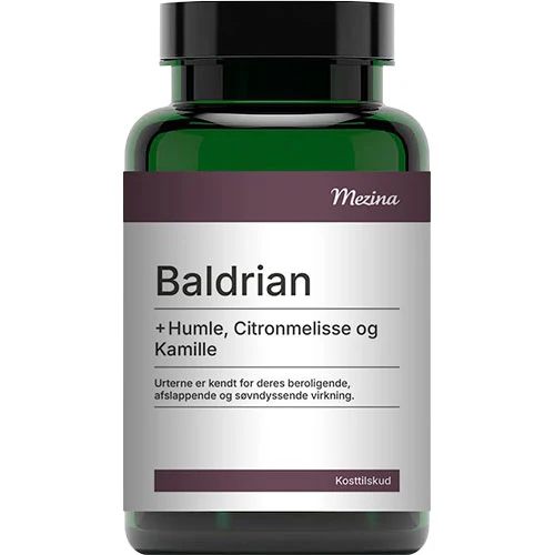 Mezina Baldrian + Humle, Citronmeliss Och Kamomill | 120 kapslar