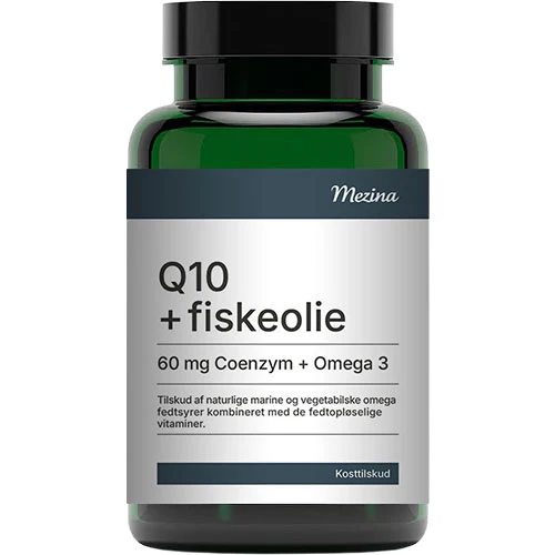 Mezina Q10 + Fiskolja | 60 kapslar