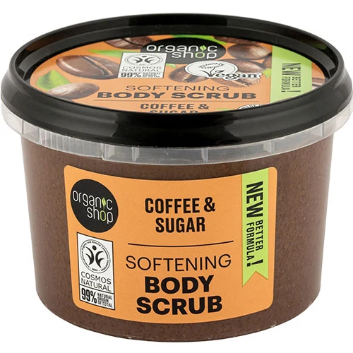 Organic Shop Softening Body Scrub Coffee | 250 ml
