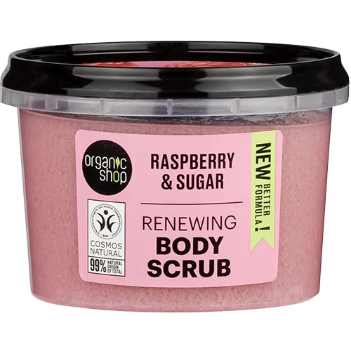 Organic Shop Renewing Body Scrub Raspberry | 250 ml