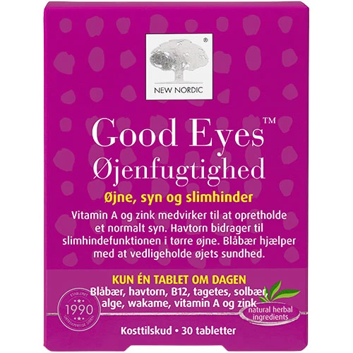 New Nordic Good Eyes Ögonfukt | 30 tabletter