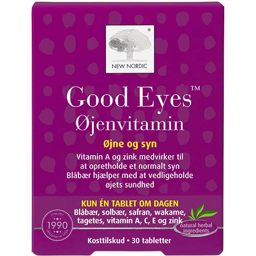 New Nordic Good Eyes Ögonvitamin | 30 tabletter
