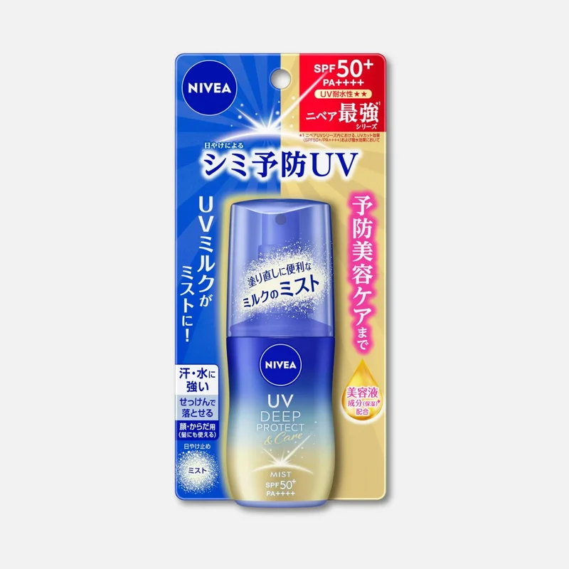 Nivea Japan UV Deep Protect & Care Mist SPF 50+ PA++++ 60ml