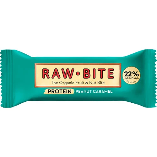 RawBite Proteinbar Peanut Caramel EKO | 45 gr