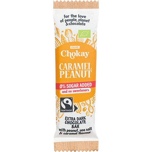 Chokay Chokladbar Ekologisk 30 g | Karamell Jordnöt