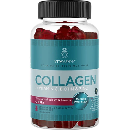 VitaYummy Collagen Cherry | 60 vingummin