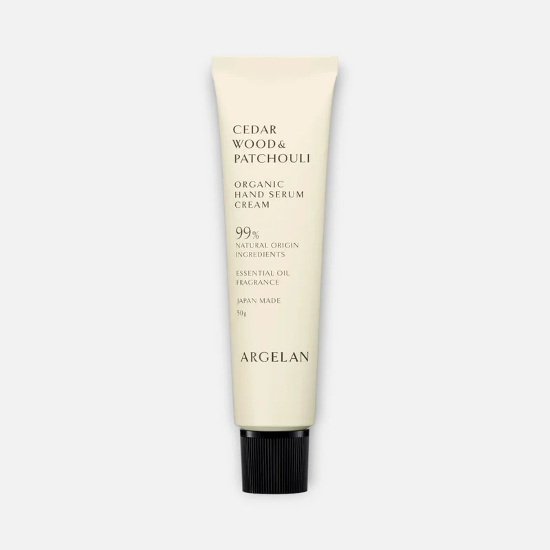 Argelan Organic Hand Serum Cream Cedarwood & Patchouli 50g