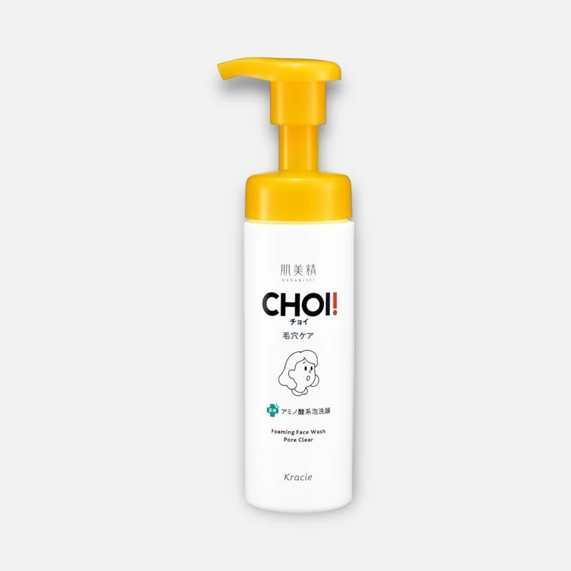 Kracie Hadabisei Choi Foaming Face Wash Pore Clear 160ml