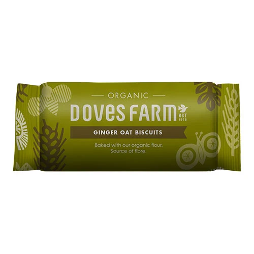 Doves Farm Ginger Havrekex Ekologisk | 200 g