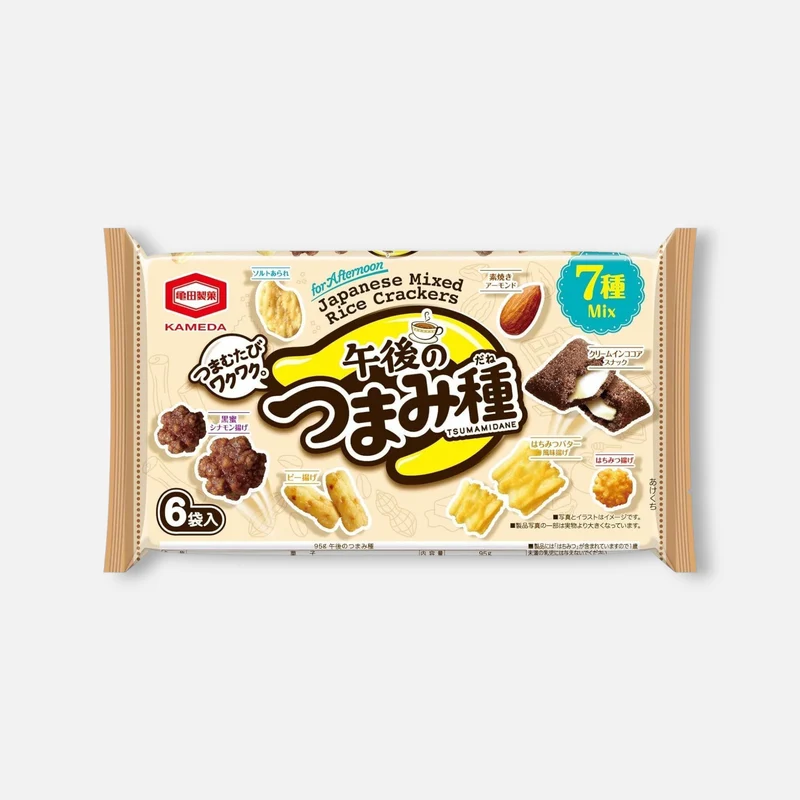 Kameda Gogo No Tsumami Dane Mixed Rice Crackers (6 Packs Inside)