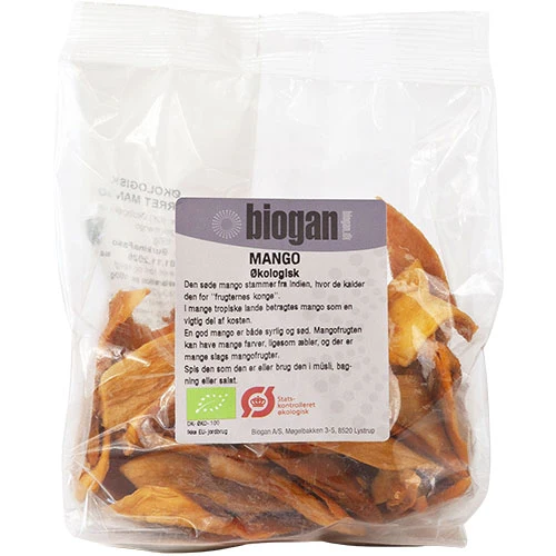 Biogan Torkad Mango Ekologisk | 150 g