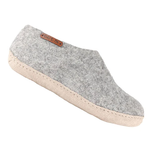 SHUS Hemsko m. Läder Sula Light Grey | 46