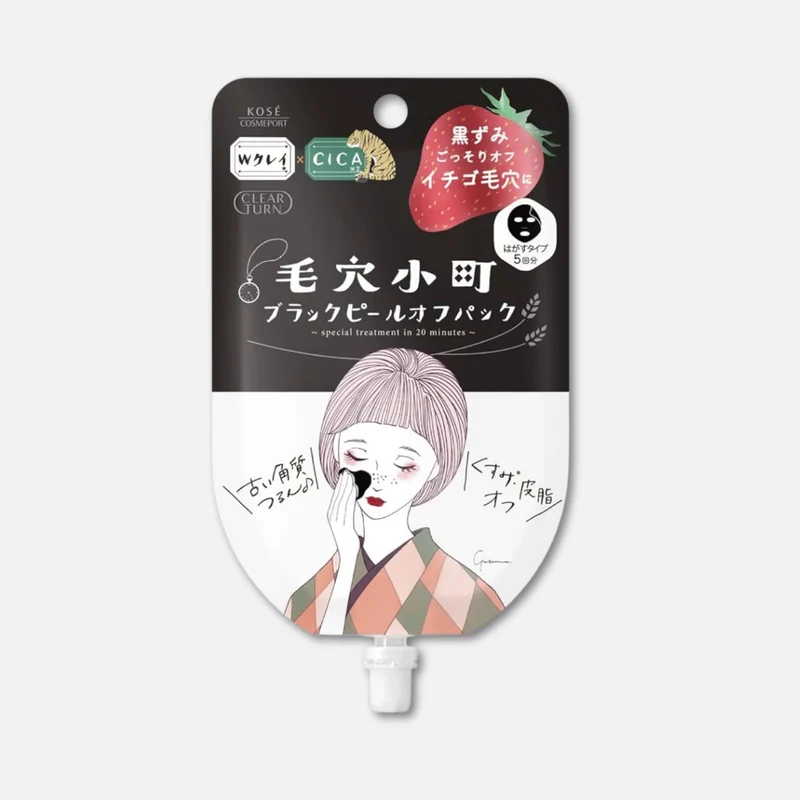 Kose Clear Turn Pore Komachi Black Peel Off Pack 30g