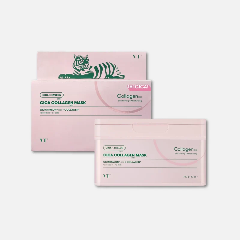 VT Cosmetics CICA Collagen Skincare Mask (30 Sheets)