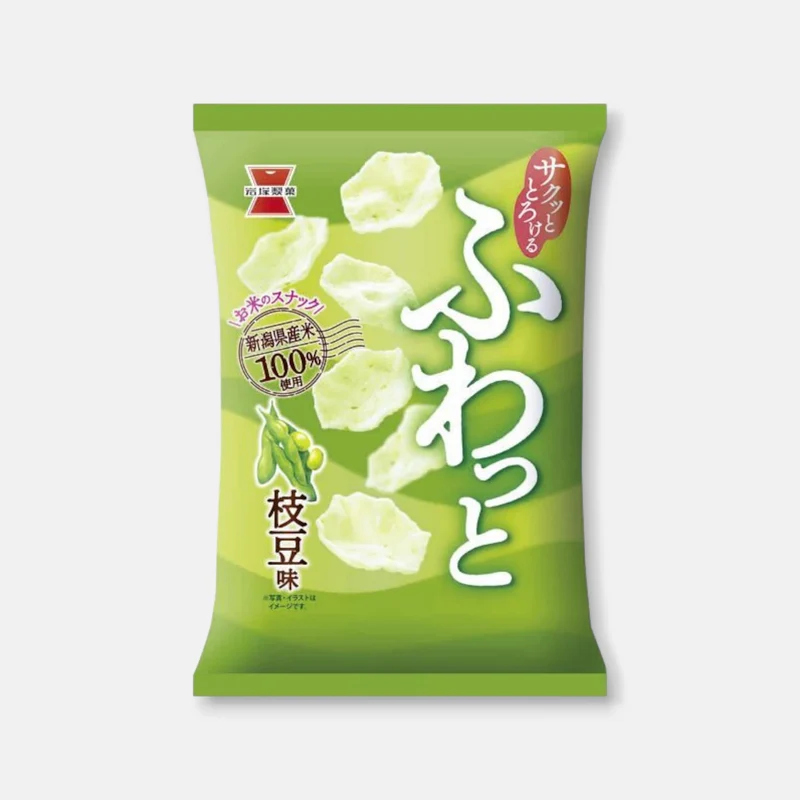Iwatsuka Seika Edamame Flavored Rice Chips 32g