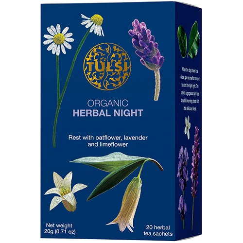 Tulsi Herbal Night Te EKO | 20 br