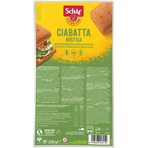 Scholl Schär Ciabatta Rustica | 200 g