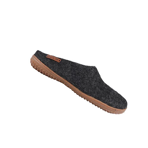 SHUS Ulltoffel m. Gummisula Dark Grey | 36