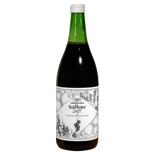 Søbogaard Svartvinbärssaft M. Äpple Ekologisk | 73 cl