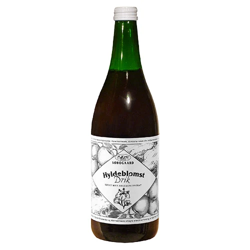 Søbogaard Fläderblomsdryck M. Äpple Ekologisk | 73 cl