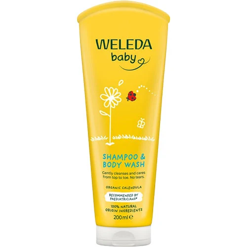 Weleda Calendula Shampoo & Body Wash | 200 ml